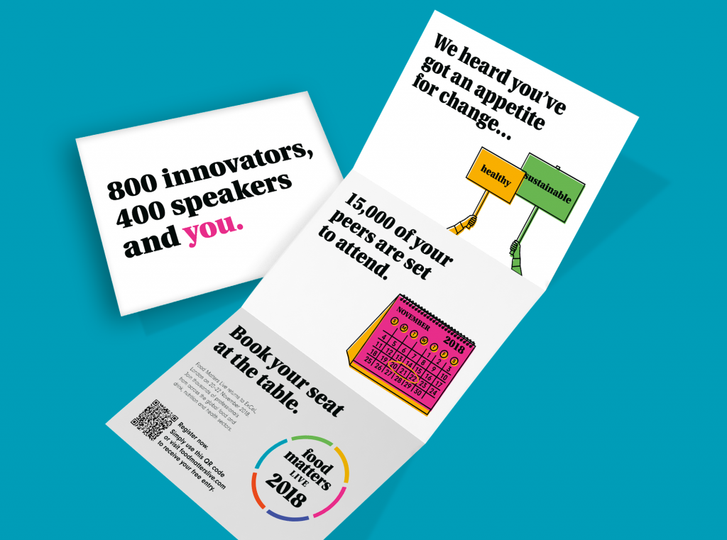 Straight Forward Design Food Matters Live Brand Creation