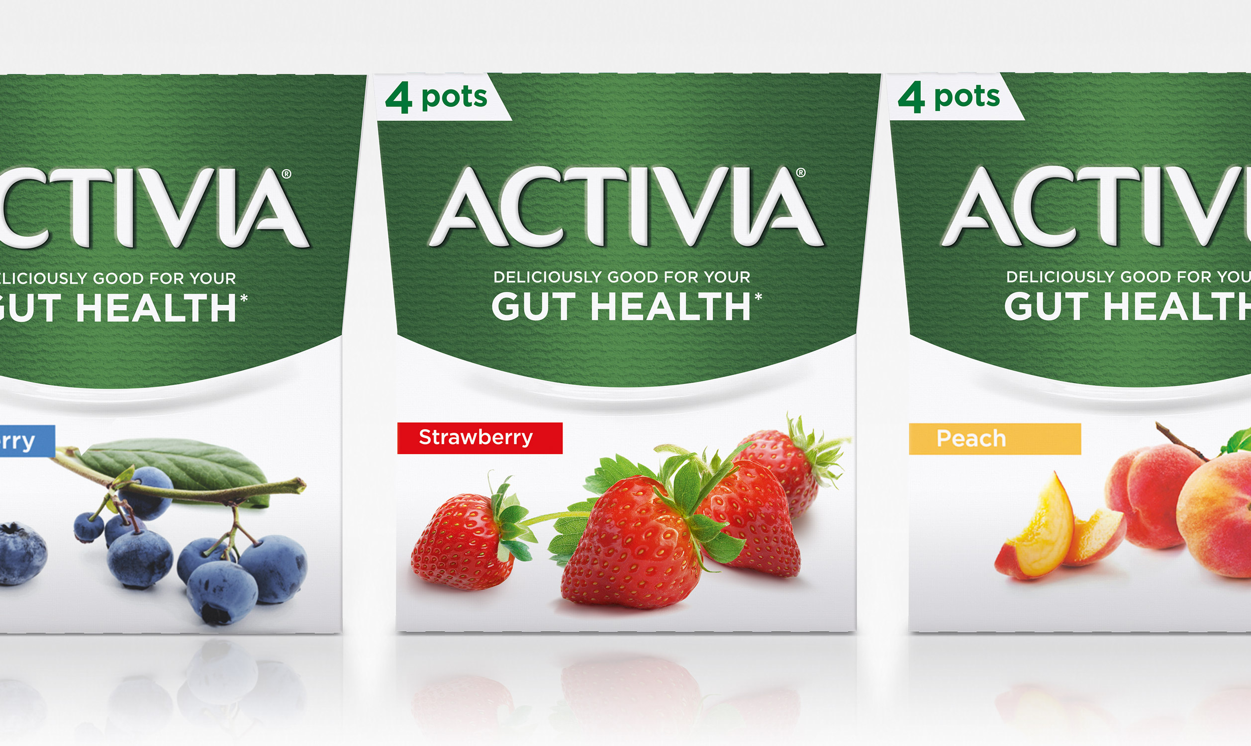 Straight Forward Design Activia packaging redesign
